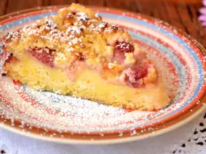 Strawberry Crostata with Cream