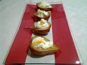 Pears with Mascarpone and Honey