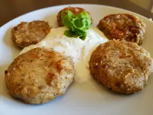 Bean and Chia Patties with a Gorgeous Sauce