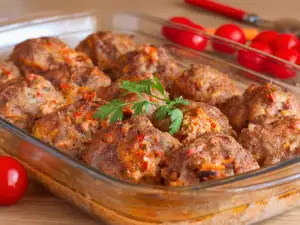 Baked meatballs