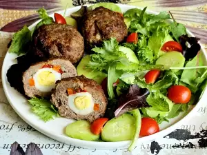 Meatballs with Quail Eggs