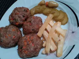 Pork Meatballs with Carrots and Mustard