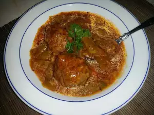 Meatball Stew with Green Beans