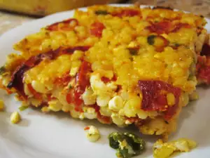 Couscous with Peppers and Eggs