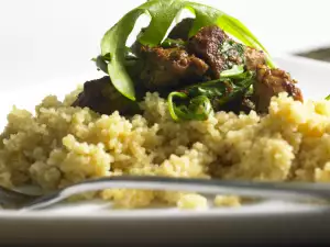 Lamb with Cheese and Couscous