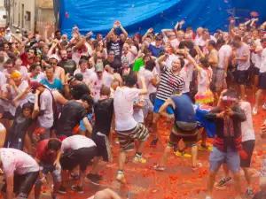 Epic Tomato Fights at the La Tomatina Festival