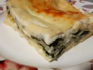 Gorgonzola and Spinach Lasagna