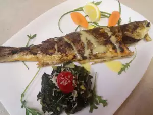 Greek-Style Grilled Sea Bass