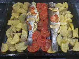 Baked Sea Bass