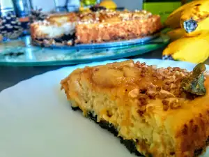 Light Banana Cheesecake