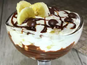 Quick and Light Banana Cream