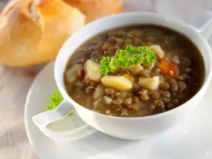 In How Much Water are Lentils Boiled?