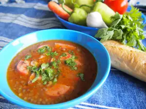 Lentils with Sausage