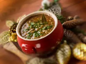 Lentils with Red Wine