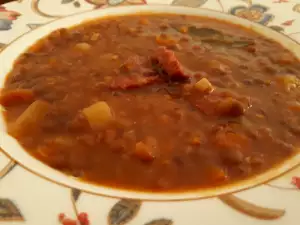 Spanish Lentils with Chorizo