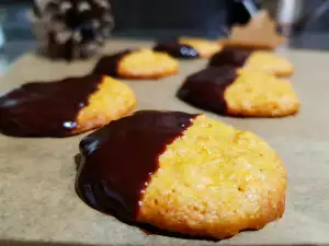 Pumpkin Cookies with Chocolate