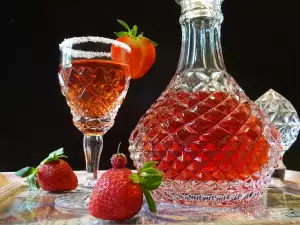 Strawberry Liqueur from Wild and Garden Fruit