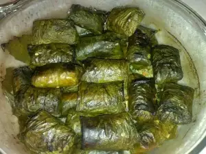 Vine Sarma with Prunes