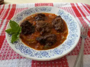 Rustic Summer Dish with Fried Livers