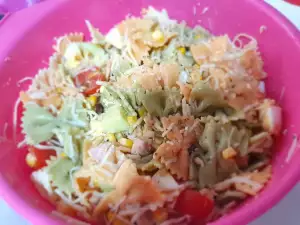 Summer Pasta and Tomato Salad