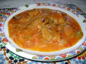 Onion Stew with Meatballs