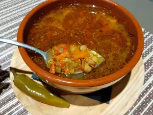 Spicy Lentil Soup with Vegetables