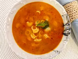 Vegetable Soup with Pasta