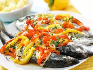 Baked Mackerel with Vegetables