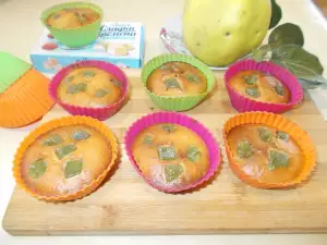 Quince Muffins with Turkish Delight