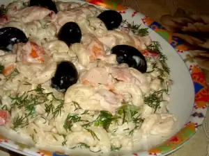 Macaroni, Chicken and Mayonnaise Salad