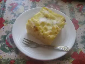 Macaroni with Eggs and Feta in the Oven