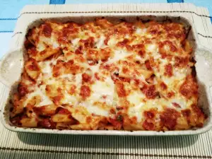 Spicy Oven-Baked Macaroni with Cheese