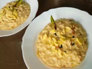 Risotto with Mushrooms and White Wine