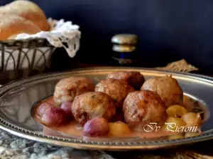 Meatball and Grape Dish