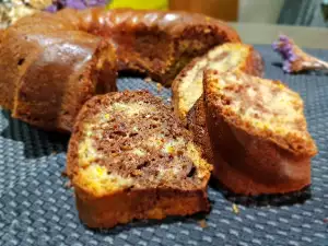 Marble Pumpkin Sponge Cake