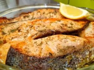 Marinated Oven Baked Salmon