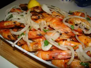 Mediterranean Marinated Grilled Shrimp