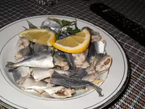 Marinated Jack Mackerels with Onions and Lemon