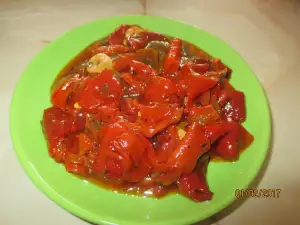 Marinated and Roasted Red Peppers