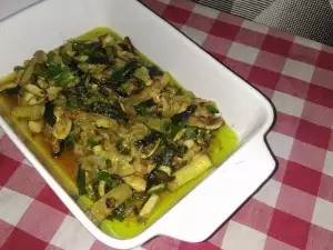 Marinated Zucchini with White Wine and Herbs