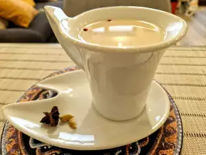 Masala Chai with Star Anise and Pink Pepper