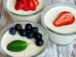 Spring Panna Cotta with Mascarpone