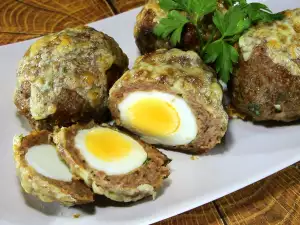 Scotch Eggs Wrapped in Mince