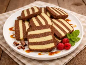 Striped Butter Cookies (Checkerboard Style)