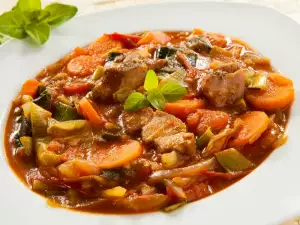 Pork with Leeks Oven Stew