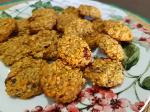 Oatmeal Cookies with Banana and Blueberries