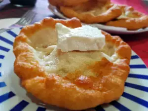 Fried Batter Cakes with Milk