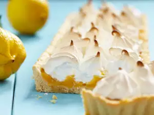 French Lemon Pie with Meringue Topping