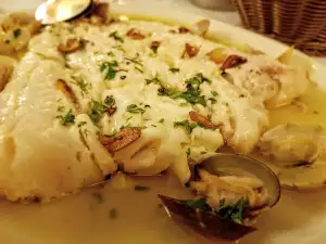 Hake with Clams in Salsa Verde