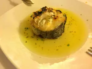 Grilled Hake with a Light Sauce